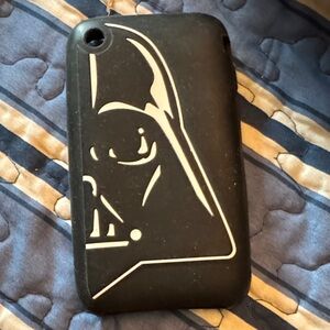 Pre-loved Black and White Darth Vader Phone Case